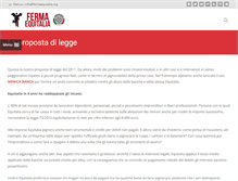 Tablet Screenshot of fermaequitalia.org